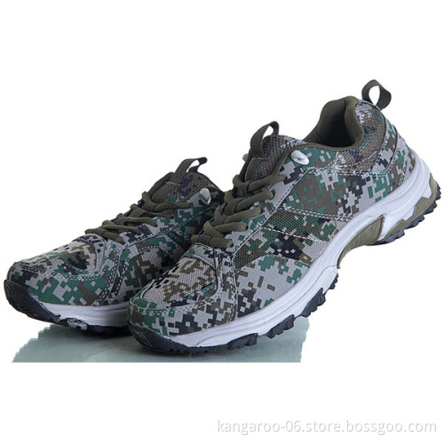 Injection Molded Oil Resistant Secure Safety Camouflage Shoes